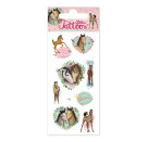 Glitter-Tattoo Pferde