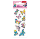 Glitter-Tattoo Schmetterlinge
