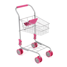 Einkaufswagen metall pink