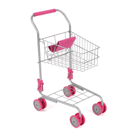 Einkaufswagen metall pink