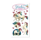Glitter-Sticker, Einhorn