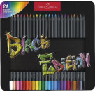 Buntst.Etui Black Ed.24er Met