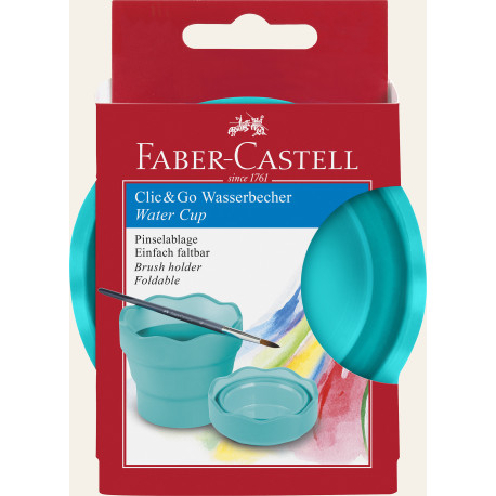 Wasserbecher Clic türkis