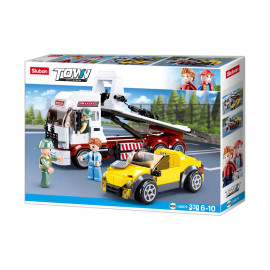 Abschleppwagen mit Plateau (338 Teile) [M38-B0879]