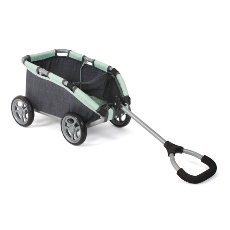 Ziehwagen grau/türkis