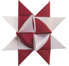 Faltstreifen-Set für Fröbelsterne 1,5×45 cm | 120 g m , rotFolding Strip Set for Froebel Stars 1,5×45 cm | 120 gsm, re