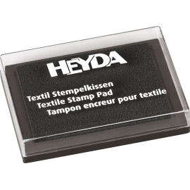 Stempelkissen Textil 75x55 schwarz