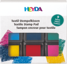 Stempelkissen Textil 9 St. sort