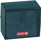 Karteibox A8 gefüllt denim
