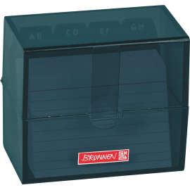 Karteibox A8 gefüllt denim