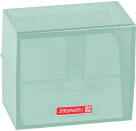 Karteibox A8 gefüllt mint