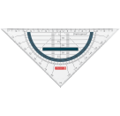 Geometrie-Dreieck 16cm Griff denim