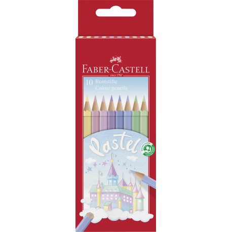 Buntstift pastell 10er Karton