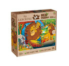 ECO-Ausmal-Puzzle Boden 24 Teile, König d. Löwen