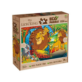ECO-Ausmal-Puzzle Boden 24 Teile, König d. Löwen