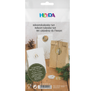 Adventskalender-Set „Flocken 97×180×60 mm | weiß naturAdvent Calendar Set Flakes 97×180×60 mm | white naturalSet Cale