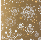 Karton 50x70cm 300g Kristall gold