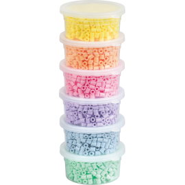 Bügelperlen-Set Pastell 3000St