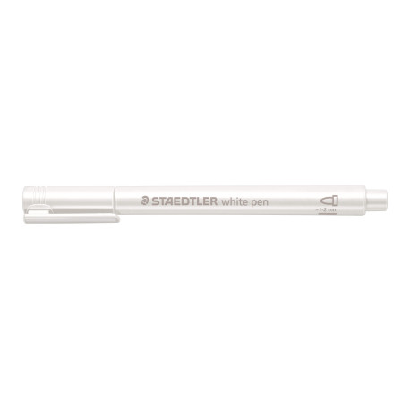 Marker white pen weiß