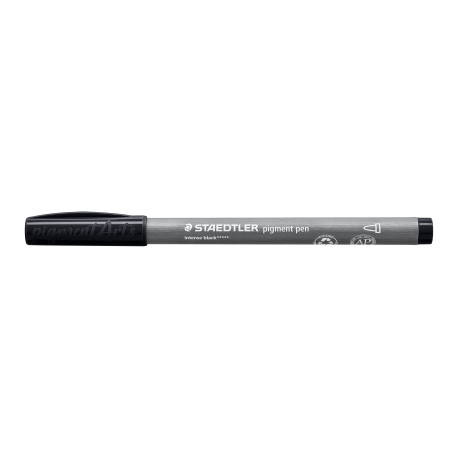 Feinschreiber pigment pen intensiv schwarz Fasermaler