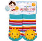 Rasselsöckchen Sonne - BabyGlück, one size (2-12 Monate)