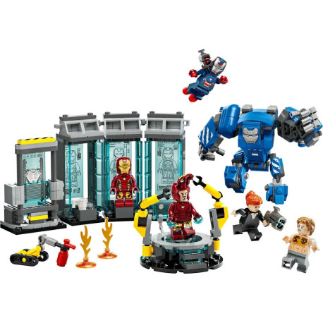 LEGO® Marvel Super Heroes™ 76315 Iron Mans Labor: Halle der Rüstungen