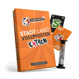 Stadt Land Vollpfosten Classic Edition –   Intelligenz ist relativ.    | Extrem