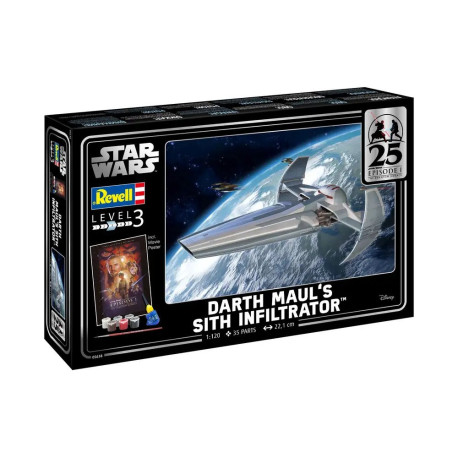 Geschenkset Darth Maul s Sith Infiltrator™, Revell Modellbausatz mit Basiszubehör