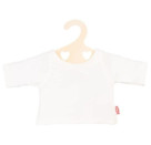 T-Shirt weiß auf Kleiderbügel, Gr. 35-45 cm