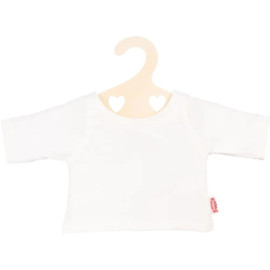 T-Shirt weiß auf Kleiderbügel, Gr. 35-45 cm