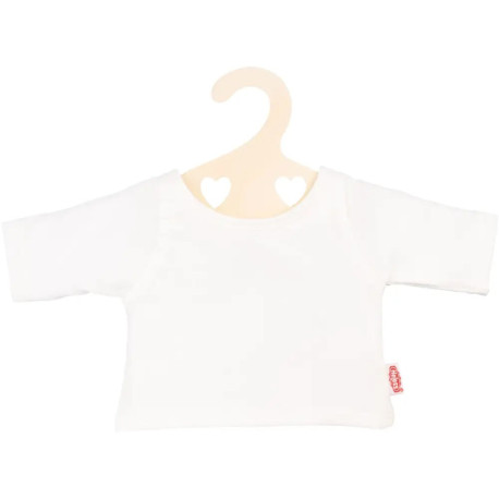 T-Shirt weiß auf Kleiderbügel, Gr. 35-45 cm