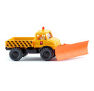 Unimog U 406 mit Schneepflug