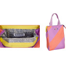 Lunchtasche, flieder&papaya -