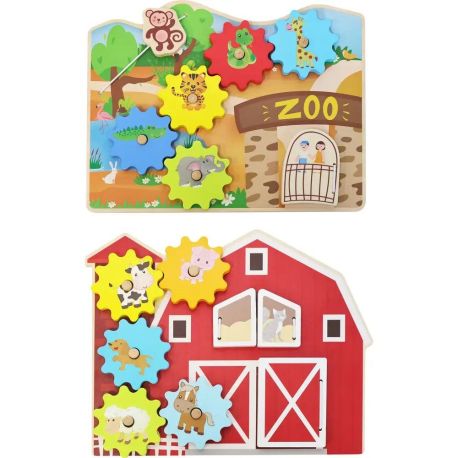 SpielMaus Holz Activity Spielbrett, 2-fach sortiert