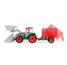 TRUXX Traktor mit Heuanhänger, Schaukarton