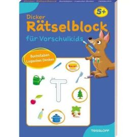 Dicker Rätselblock Buchstaben