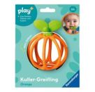 Ravensburger Play+ Kuller-Greifling: Orange – Zahnungshilfe, Silikon Baby-Spielzeug ab 0 Monate