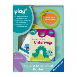 Ravensburger Play+ Spiel und Mach mit! Karten: Sachen suchen: unterwegs – Activity Karten für Kleinkinder ab 18 Monate
