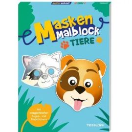 Masken-Malblock.Tiere