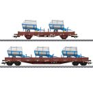 Märklin 46407 - H0 Güterwagen-Set 2 Landwirtschaftliche Geräte