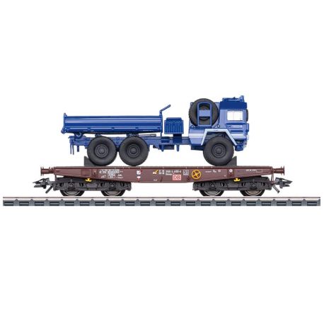Märklin 48836 - H0 Schwerlastwagen Rlmmps 651 mit THW MAN