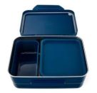 Edelstahl Brotdose Blue