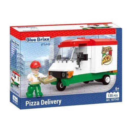 Pizzalieferung mit 135 Klemmb
