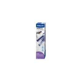Pelikan Pelikano® structure Füller für Rechtshänder, Blau, Feder M, Faltschachtel
