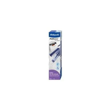 Pelikan Pelikano® structure Füller für Rechtshänder, Blau, Feder M, Faltschachtel