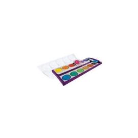 Pelikan Farbkasten K12® Violett inkl. Deckweiß, 12 Farben
