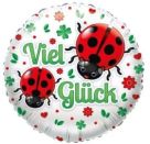 Viel Glück Marienkäfer 45 cm  18   holo