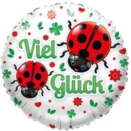 Viel Glück Marienkäfer 45 cm  18   holo