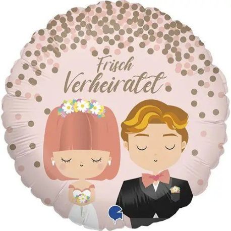 Karaloon - Brautpaar   Frisch verheiratet   46 cm 18