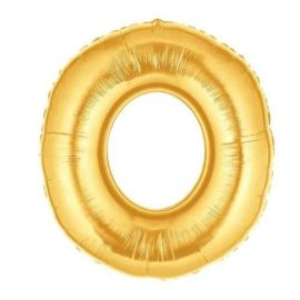 Zahl 0 gold 102 cm   Number 0 gold 40